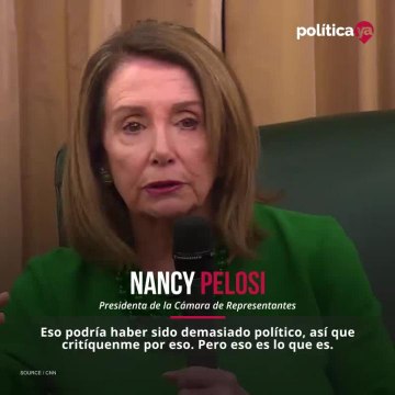 Pelosi dice que Trump incita a los demócratas a la impugnación