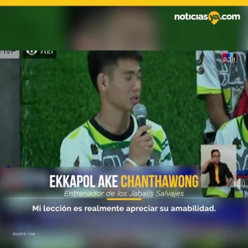 Ninos rescatados de Tailandia