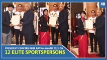 President Ram Nath Kovind Confers Khel Ratna Award 2021 on 12 Elite Sportspersons