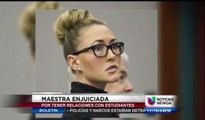 Maestra acusada de tener relaciones sexuales con menores