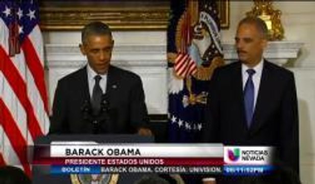 Renuncia a su cargo Eric Holder