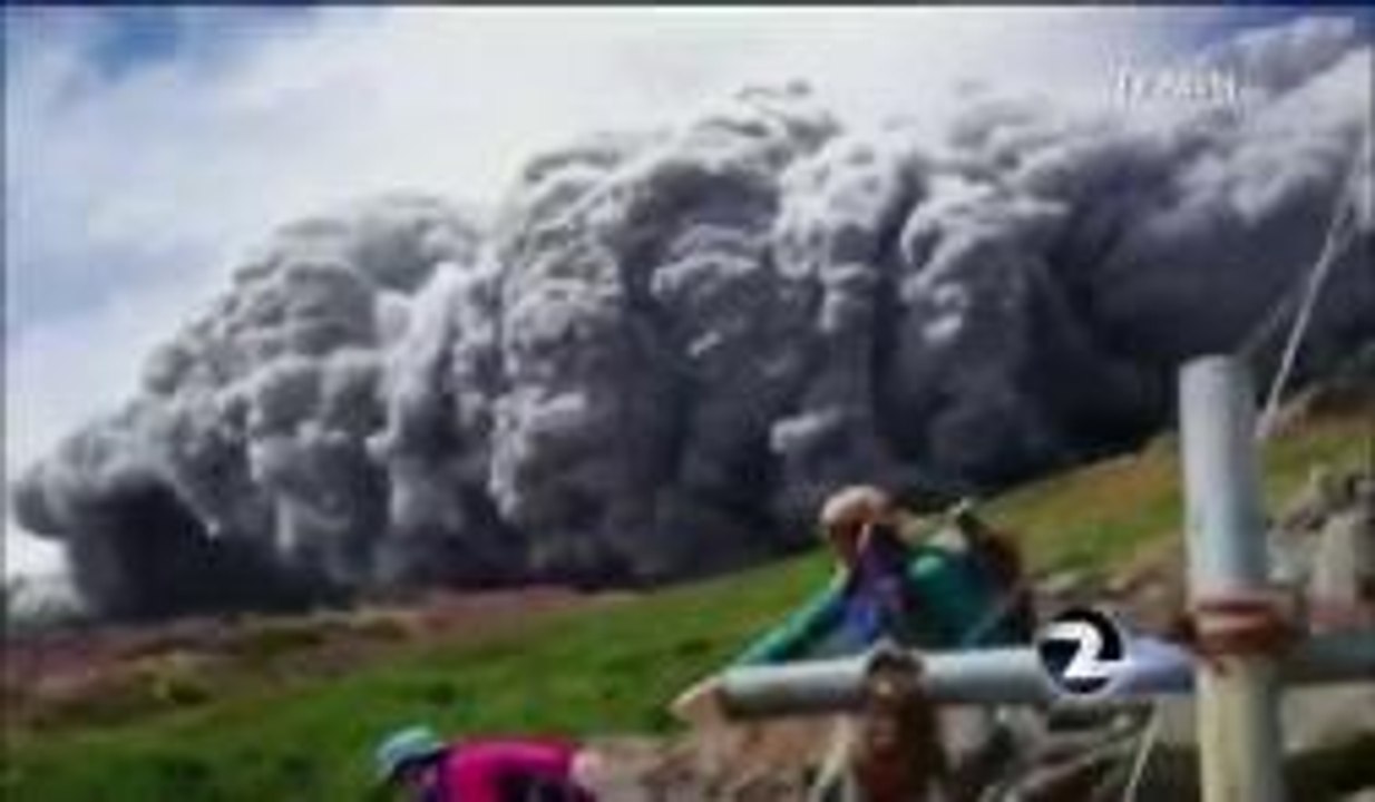Japan Volcano Erupts