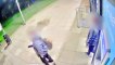 This shocking footage shows the terrifying moment Co-Op staff were robbed at knifepoint by armed thieves