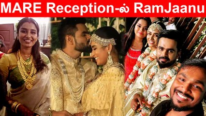 Madan Reshma RECEPTION-ல் Ram Jaanu  | Aryan, shabana