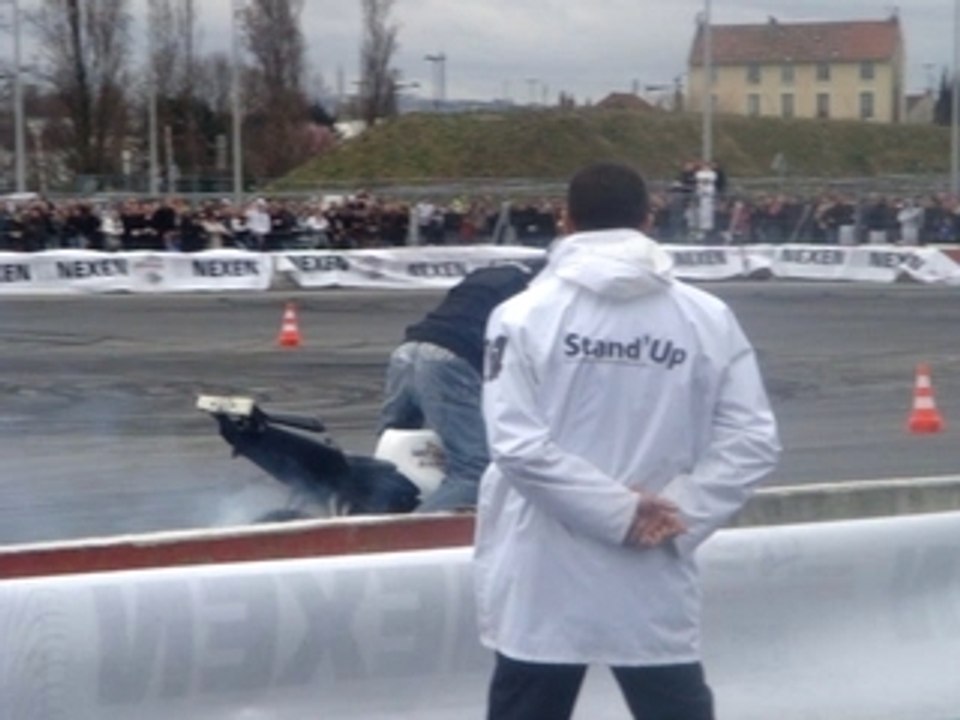 session moto au Paris Tuning Show