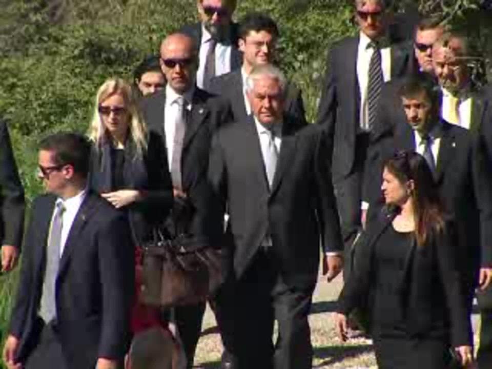 Tillerson en Italia