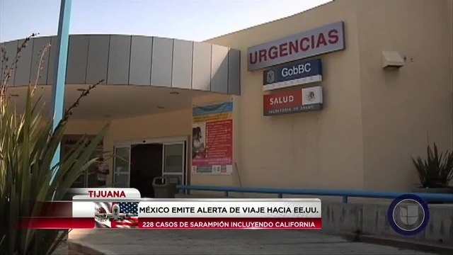 México emite alerta de viaje para Estados Unidos por sarampión