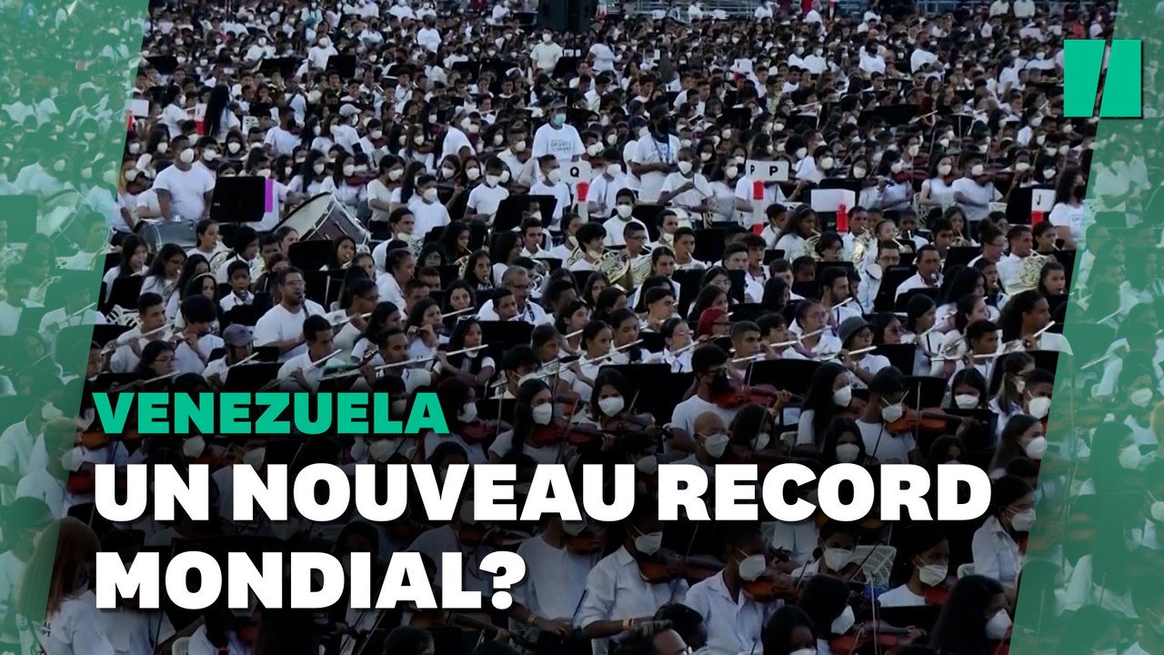 Au Venezuela, 12.000 musiciens jouent du Tchaïkovski pour battre le record du plus grand orchestre
