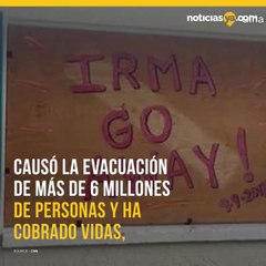 LA FUERZA DE IRMA DEJA SIN AGUA A PLAYAS EN BAHAMAS Y FLORIDA