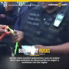 Policia recibe resorteras en lugar de armas