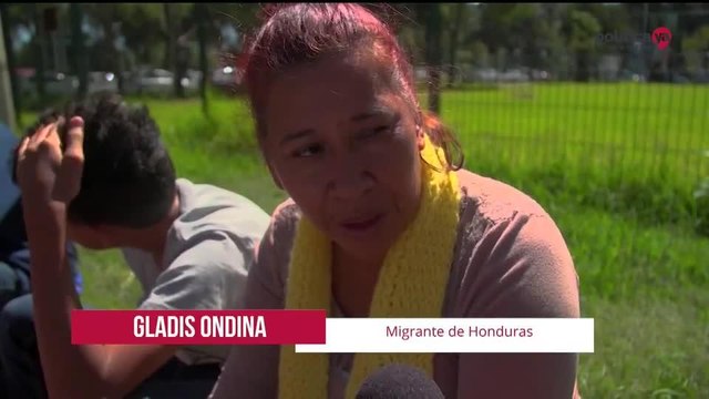 Caravana de inmigrantes centroamericanos sigue su rumbo