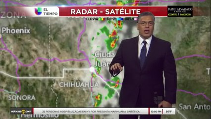 Aldo granizo en El Paso