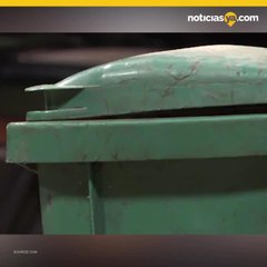 VIDEO: Hombre halla cadáver de un bebé detrás de un camión de basura