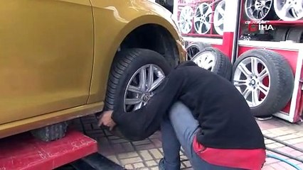 Lastikçilerde kış lastiği hareketliliği