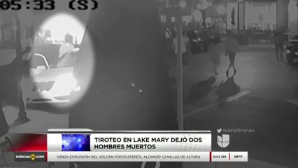Captado en video tiroteo que cobró la vida de un joven en Lake Mary