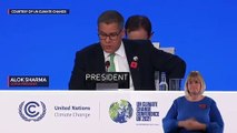 UK's Sharma offers apology for last-minute changes to climate deal
