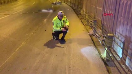 ALT GEÇİT DUVARINA ÇARPAN MOTOSİKLET SÜRÜCÜSÜ ÖLDÜ, ARKADAŞI YARALANDI