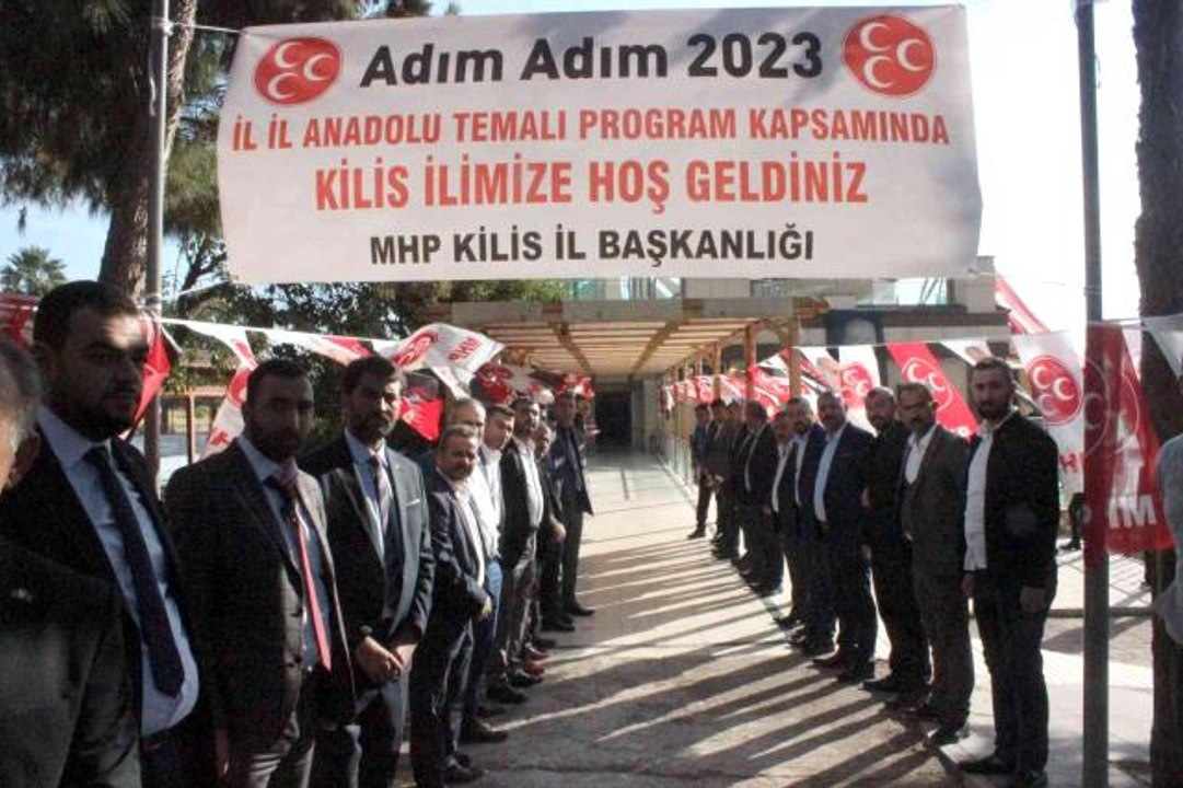 MHP'nin "Adım Adım 2023 İl İl Anadolu" toplantısı Kilis'te yapıldı