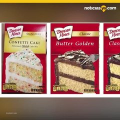 Retiran cajas de harina para pasteles Duncan Hines por salmonela
