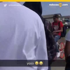 Policía derriba a estudiante y la arrestan por agresión