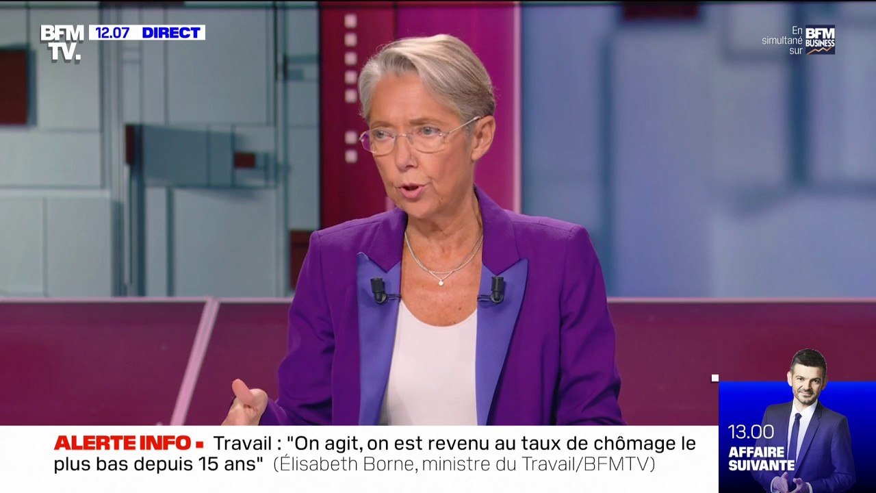Élisabeth Borne:  "On demande aux entreprises de rattraper les écarts de salaires entre les hommes et les femmes"