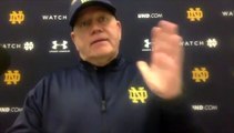 Brian Kelly Talks Notre Dame Win