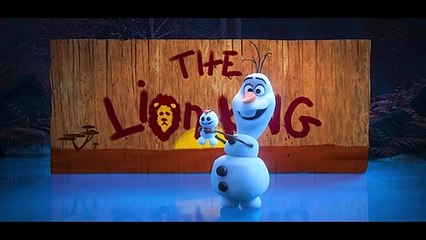 Olaf Retells The Lion King Scene - Short Film I OLAF PRESENTS (NEW 2021) CLIP 4K