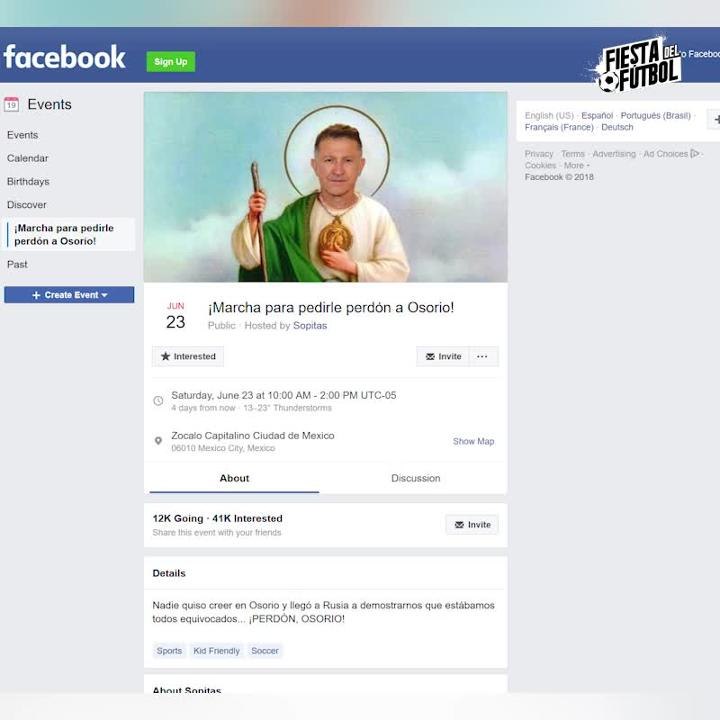 Organizan marcha para pedirle perdon a Osorio