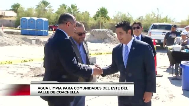 Anuncian inversión para tener agua limpia en comunidades de Coachella