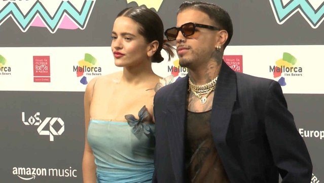 Rosalía y Rauw Alejandro, juntos por primera vez en un 'photocall'