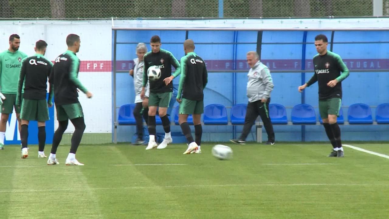Entrenamiento Portugal