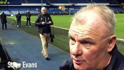 Gillingham manager Steve Evans after draw with Sheffield Wednesday