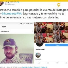 Amenaza a periodista con violarla y termina quemado en redes