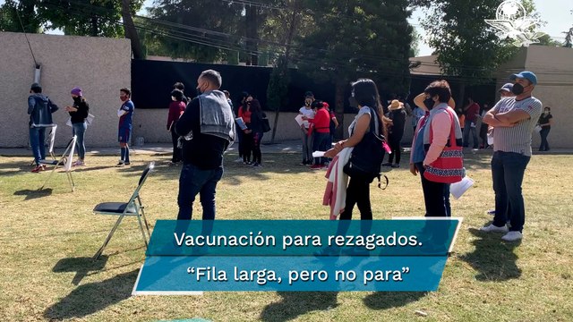 Tras quejas, agilizan vacunación a rezagados