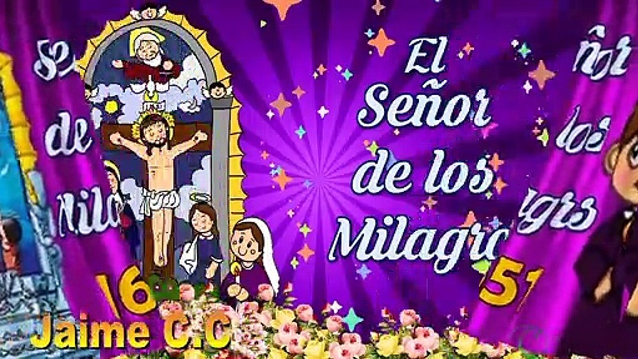 SEÑOR DE LOS MILAGROS| EDITABLE