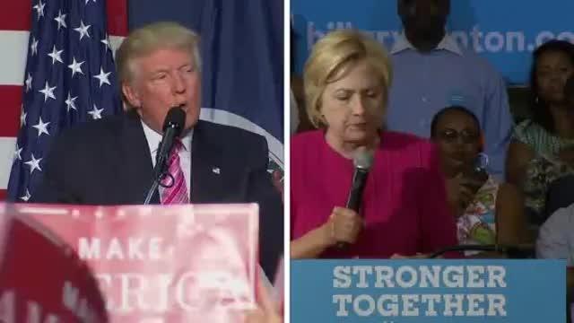 Clinton aventaja a Trump en encuestas