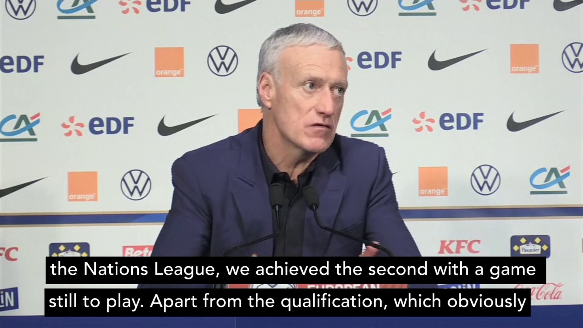 Deschamps praises 'almost perfect' France after 8-0 demolition of Kazakhstan.mp4