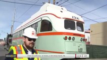 Llega el primer vagón del nuevo tranvía en El Paso