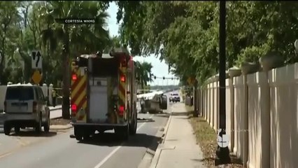 Avioneta hace aterrizaje de emergencia en carretera de Kissimmee