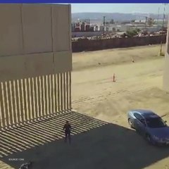 Prototipos del muro en San Diego