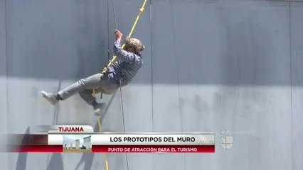 Muro fronterizo se convierte en punto de atracción para el turismo