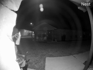 Suspected Thief Spray Paints Doorbell Camera