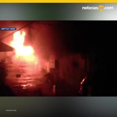 Perrita pitbull salva a familia y a bebé de incendio