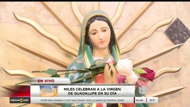 Noticias Nevada 6pm LA GUADALUPANA JUAN ULISES HOLY FAMILY 121217 - Clip
