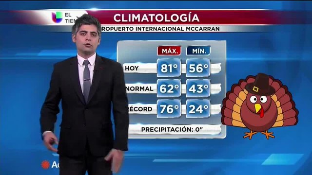 Noticias Nevada 6pm ACCION DE GRACIAS ENTRADA Y TOSS TO JAS 112317 - Clip