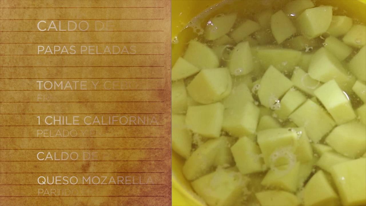 Nuestros sabores: caldo de papa