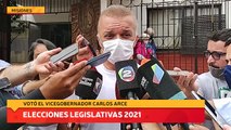 Elecciones legislativas 2021, Vicegobernador Carlos Arce