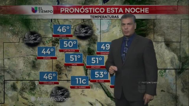 Pronóstico del Tiempo 5pm 111417