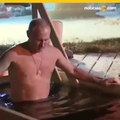 Putin demuestra que aaguanta el frio