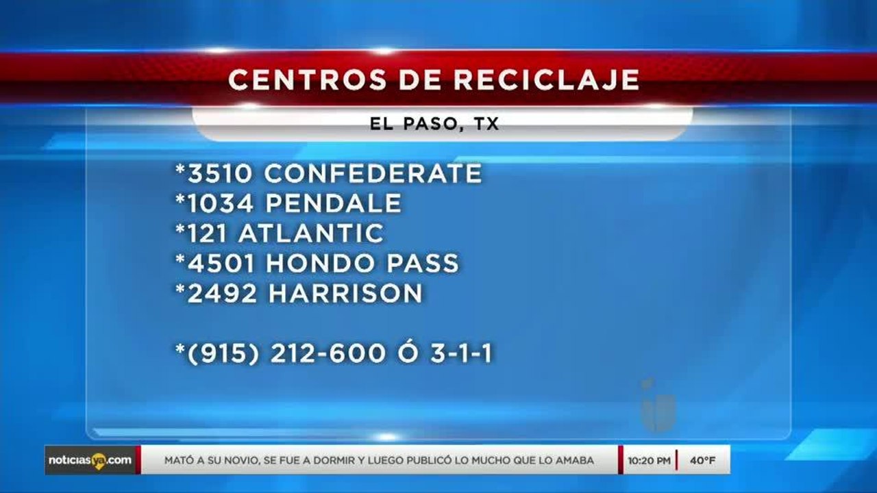 Reciclaje en El Paso